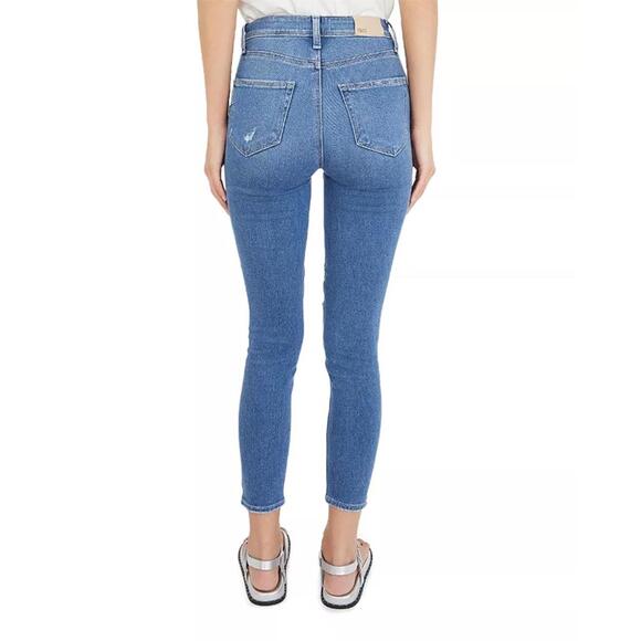 PAIGE "Margot" Cropped Skinny Jeans - Size 24 - Picture 2 of 7